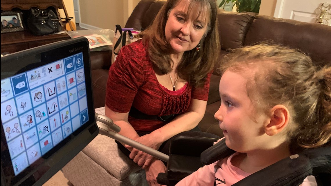 Georgia Girl With Cerebral Palsy Uses Device To Speak 4856