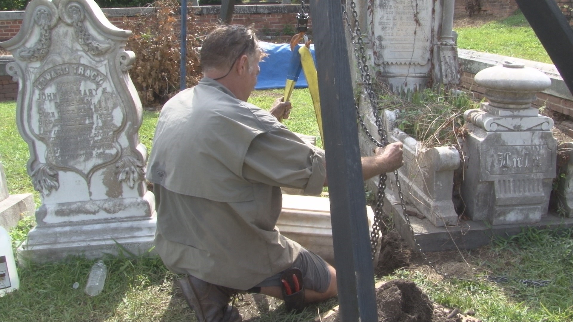 Joey Fernandez plans to use the skills he learned from historic monument preservation courses to teach others about how to properly restore Rose Hill