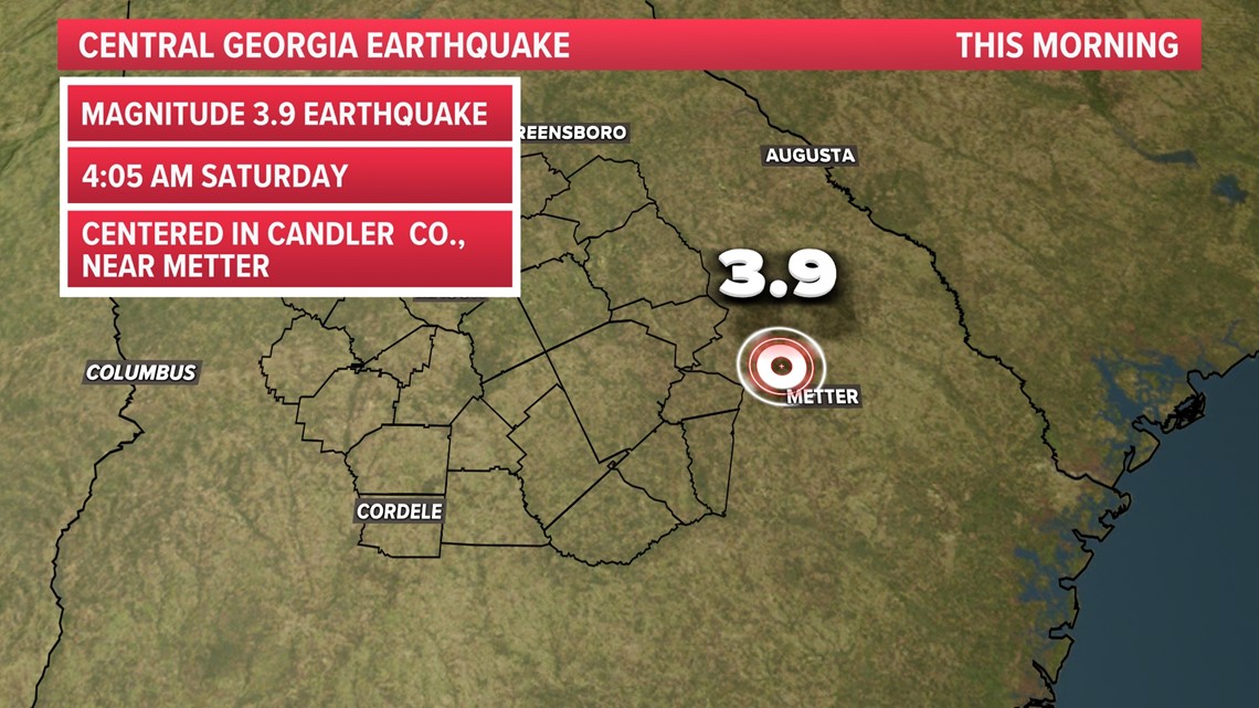 Highest magnitude earthquake in georgia