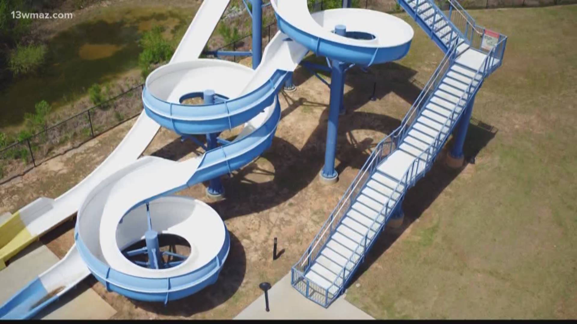 Macon's Sandy Beach Water Park by Lake Tobesofkee is up for sale, just in time for someone to grab it before summer rolls around.