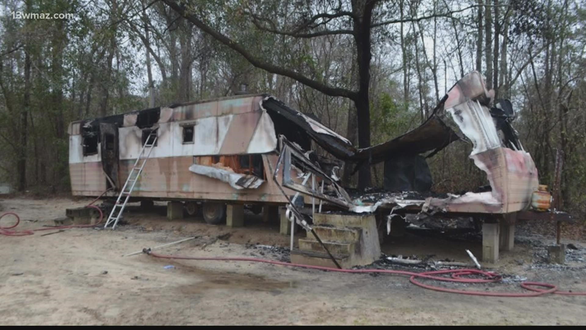 The fire left the 62-year-old homeowner dead