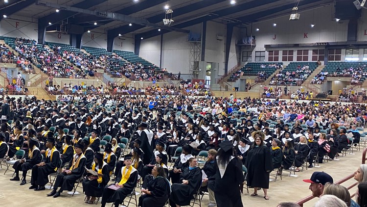 Houston County students gather for graduation at Georgia National Fairgrounds