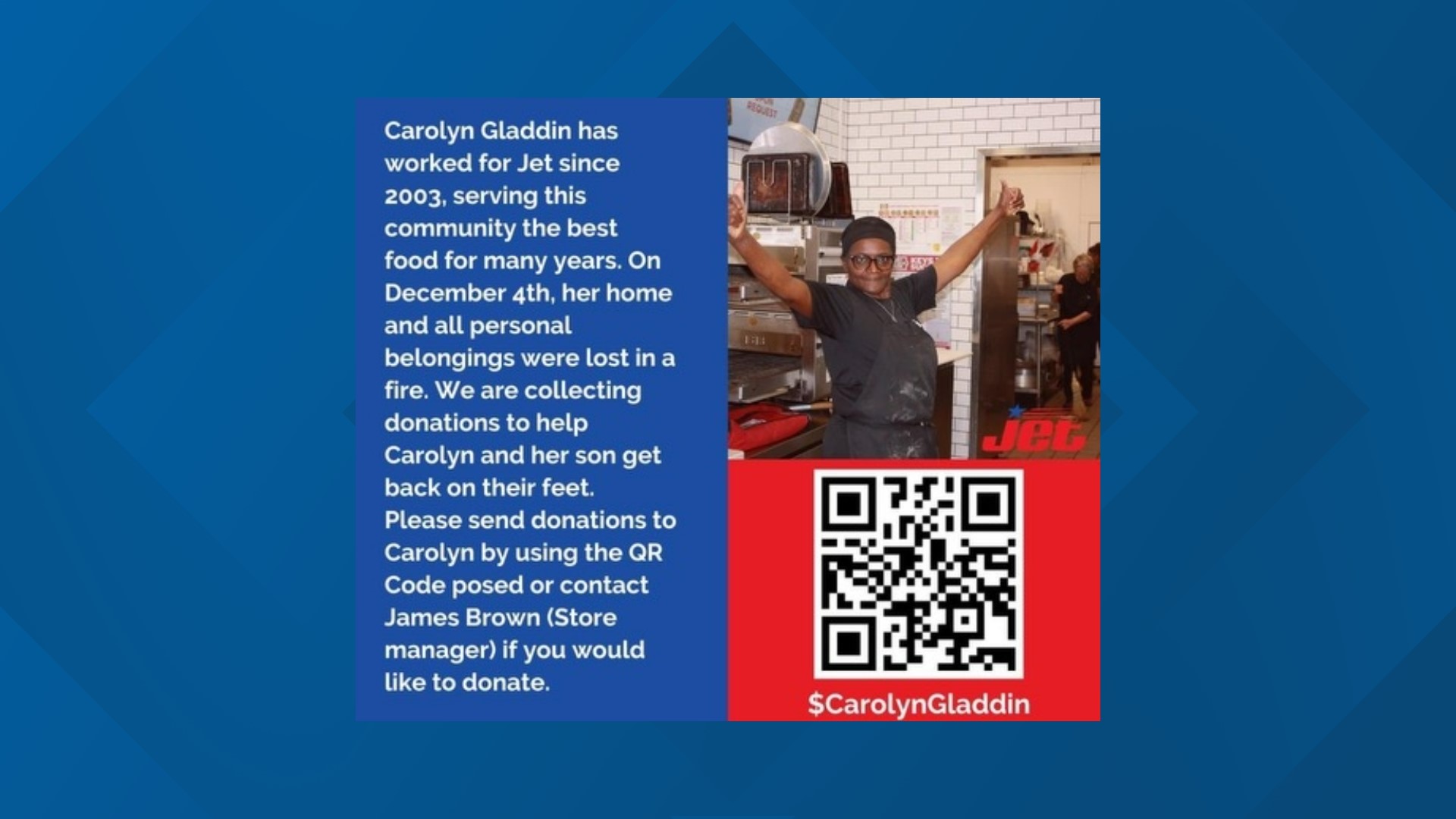 Sandersville woman gets help from job after apartment fire