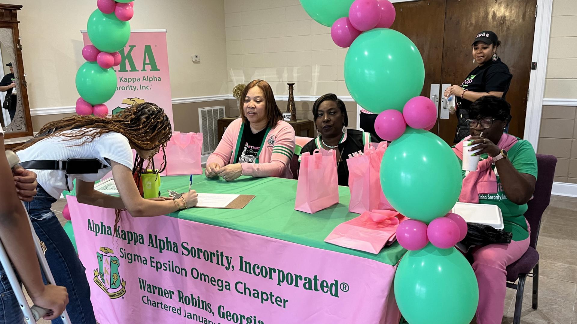 AKA sorority hosted the event on Saturday.