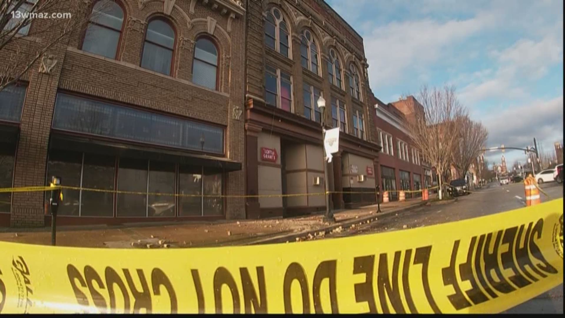 After a lightning strike caused a small fire on top of the historic music venue in downtown Macon Saturday, the owner says they'll be able to open this week.
