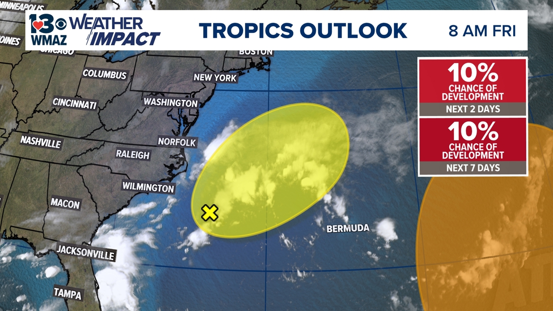 Tropical Storm Dexter becomes a remnant low-pressure system