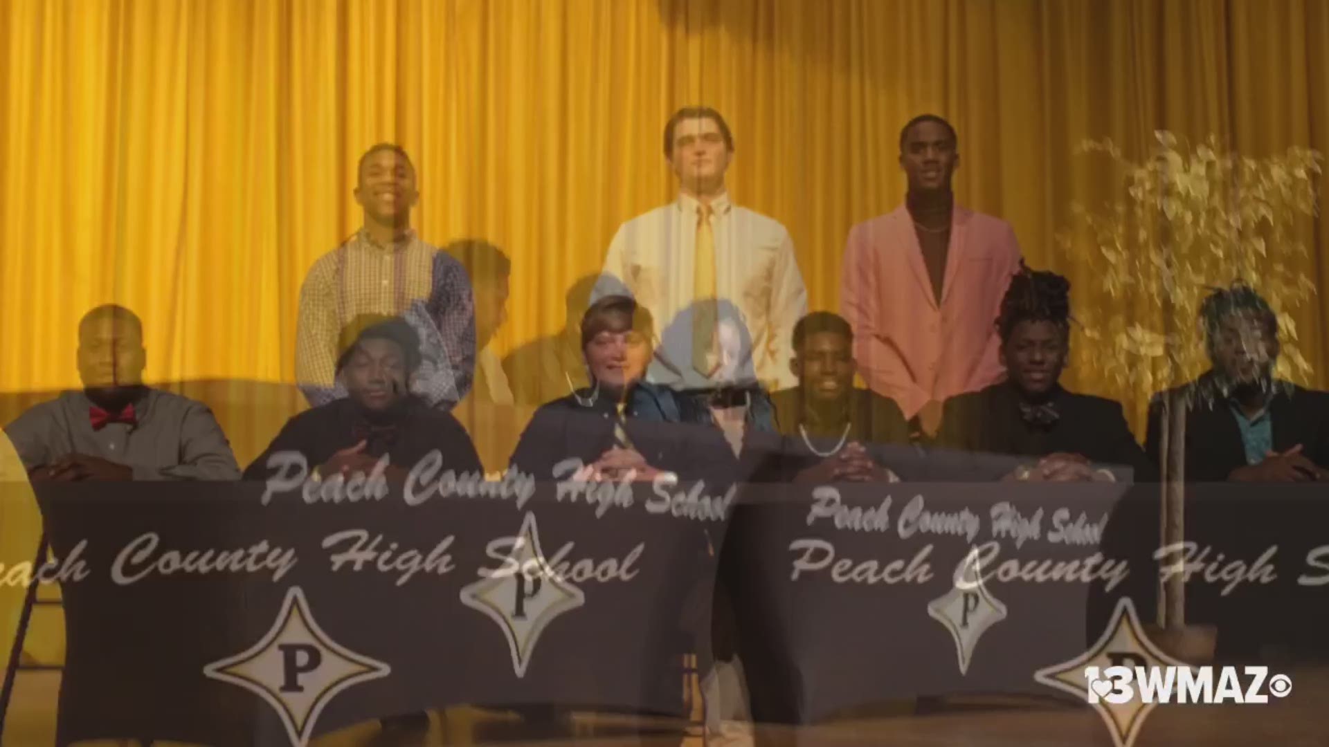 Nine Peach Co. seniors signed their letters of intent.