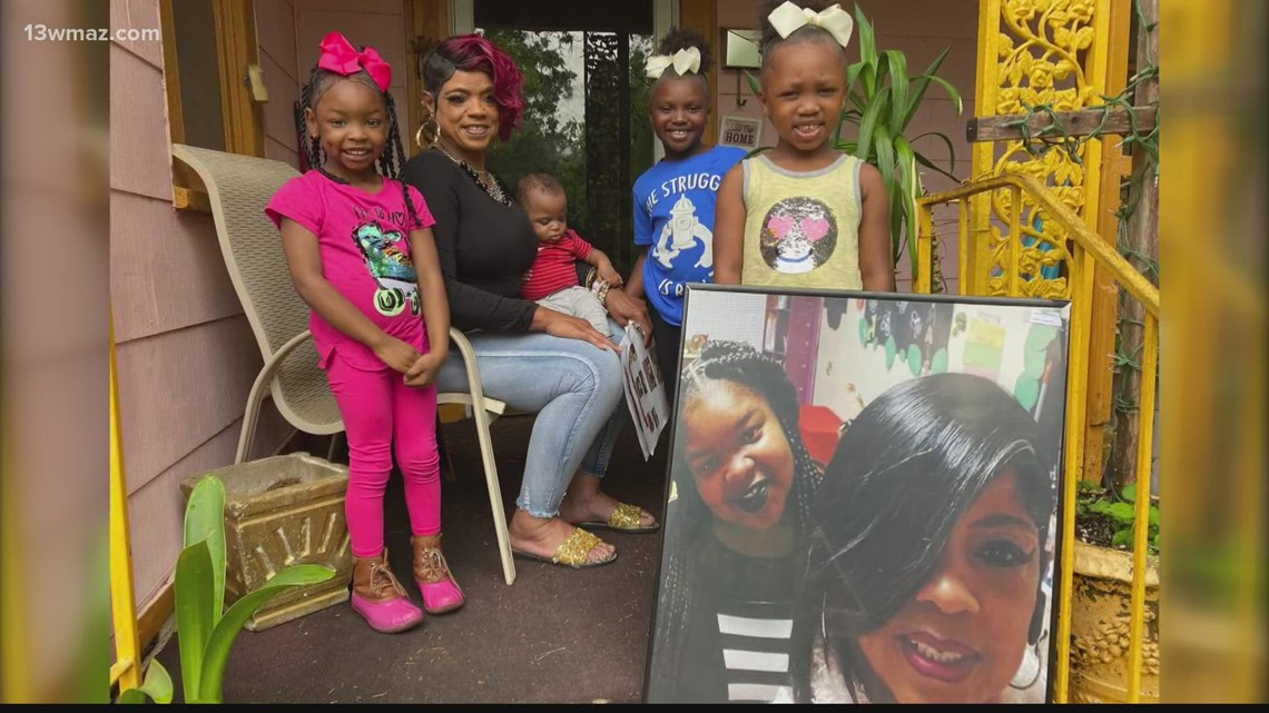 Macon woman raising late daughter's children urges people to get COVID-19 booster