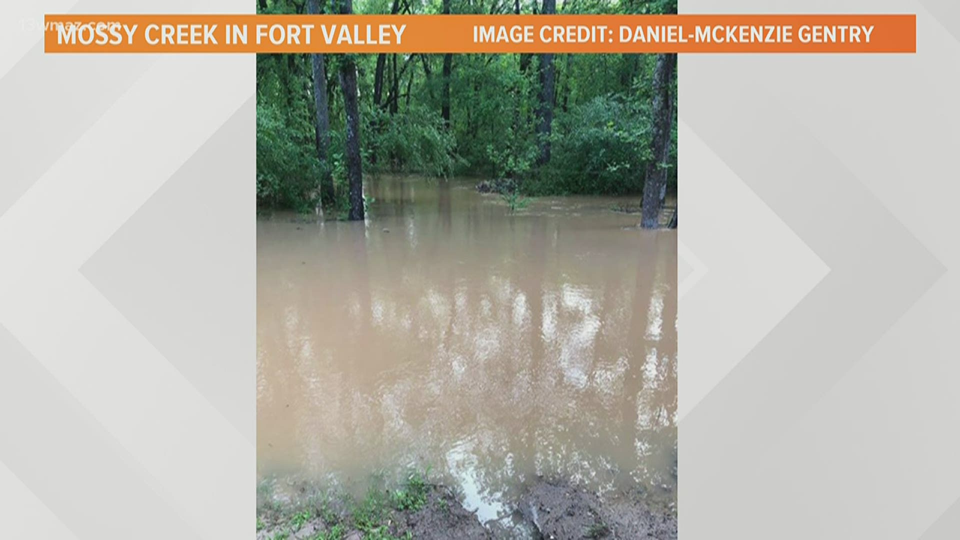 A day that originally looked to bring a risk for severe weather ended up bringing flooding rains to parts of Central Georgia.