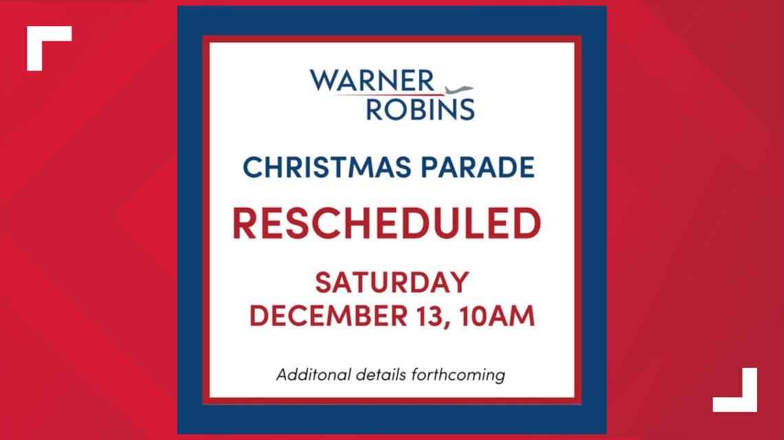 Warner Robins reschedules their Christmas Parade because of weather