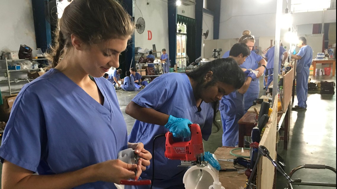 Mercer on Mission program creates prosthetics for amputees in Vietnam
