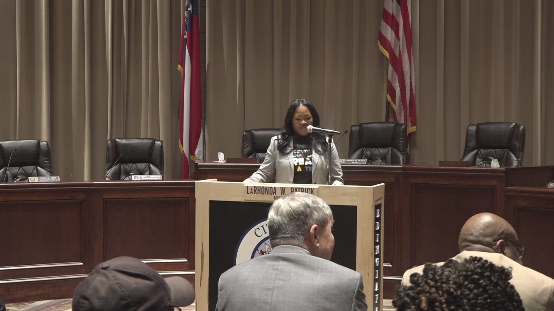 Warner Robins Mayor LaRhonda Patrick is holding a press conference after recent string of violence.