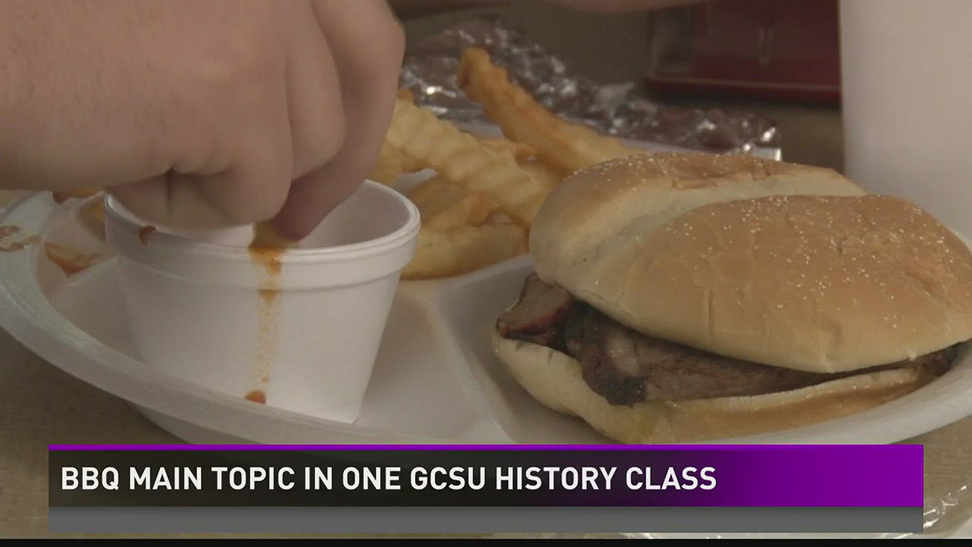 BBQ main topic in one GCSU history class