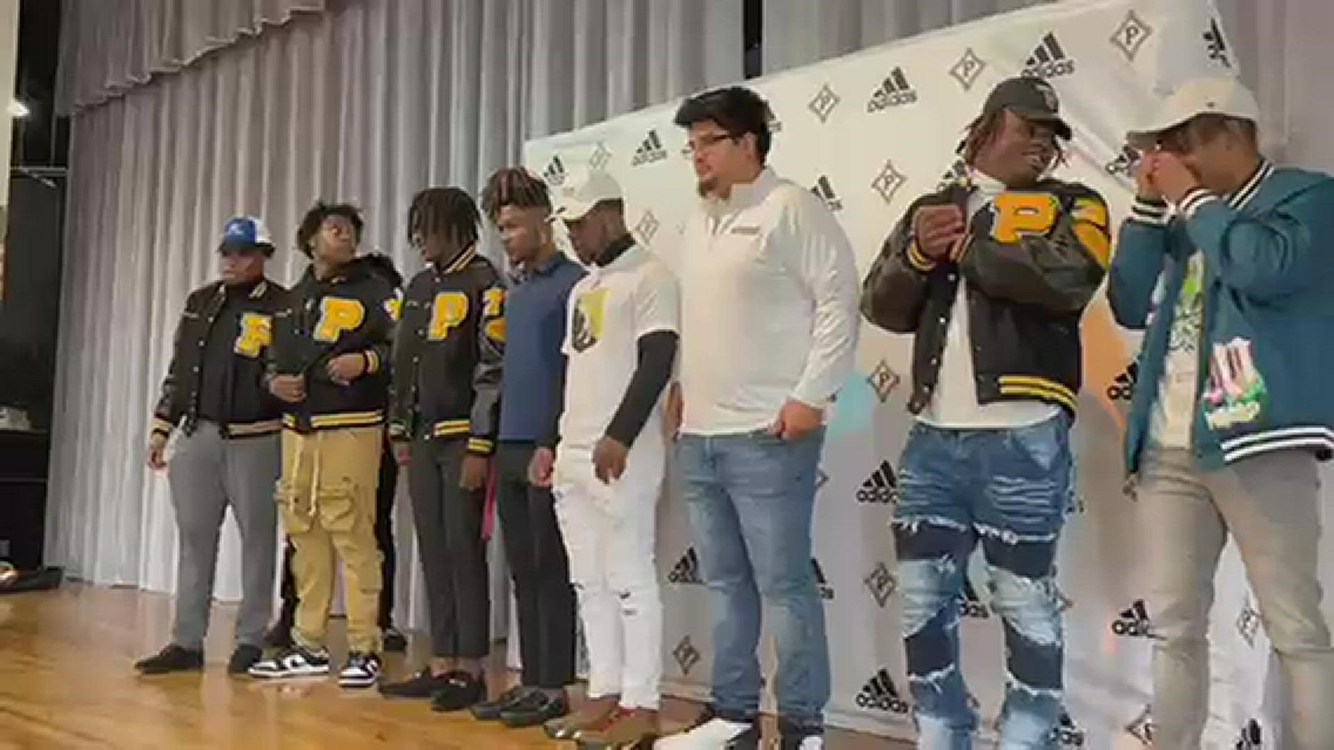 Peach County football has long list of signees.