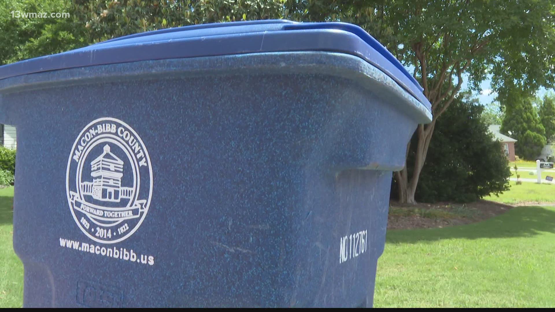 6 recycling containers have been placed at Macon fire stations that will allow people to drop off their material.