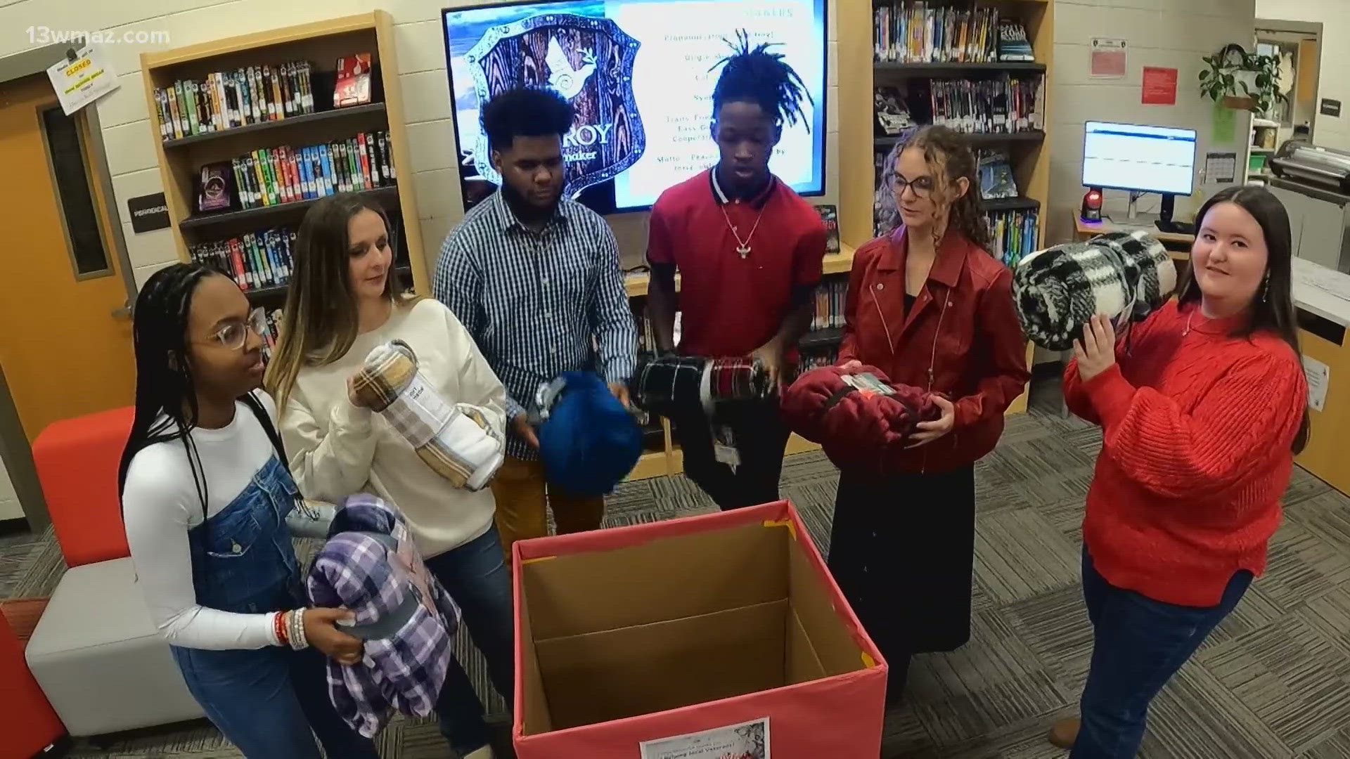 Students in the SkillsUSA Club are spearheading the drive to collect blankets for veterans. You can help in the good cause by sending in a donation.