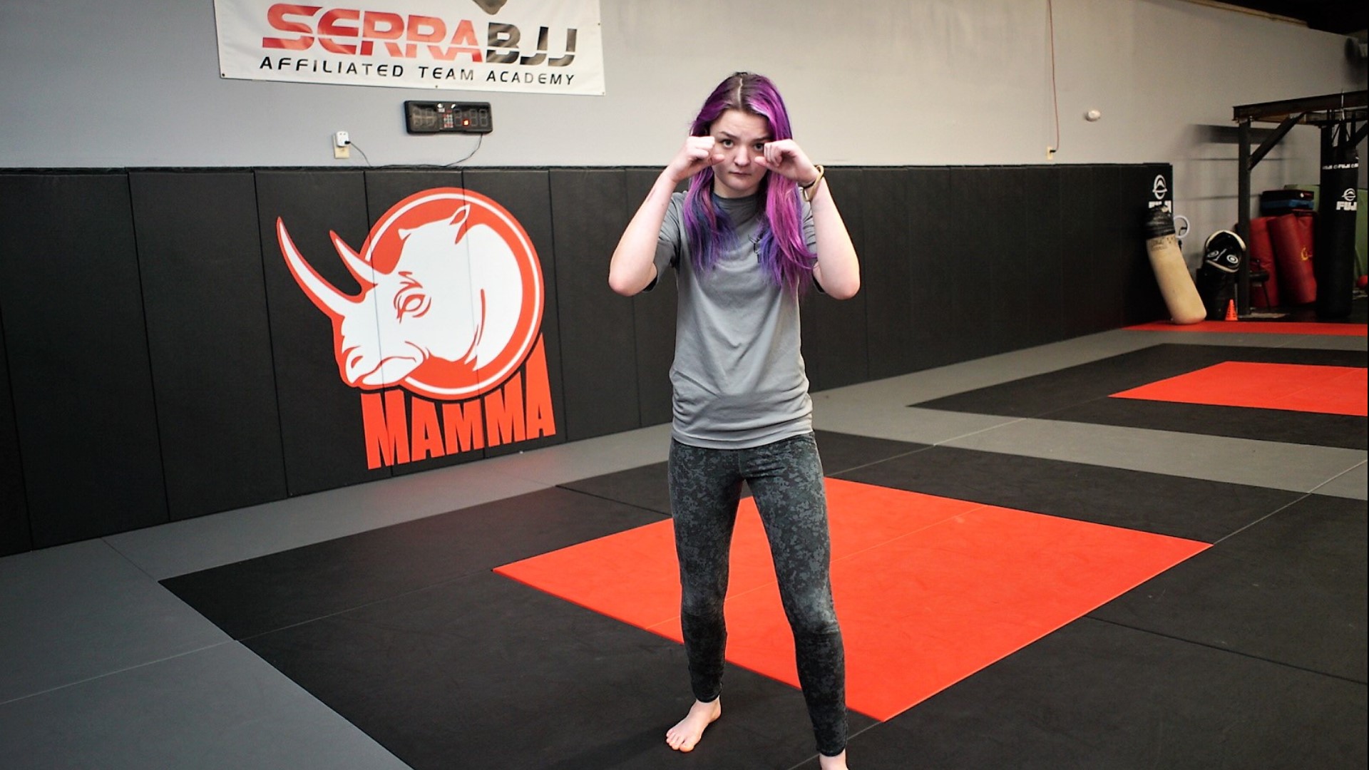 "I want to be up there. I want to be in the world of MMA. That's what I want to do with my life. That's who I am," Catherine Mullis said.