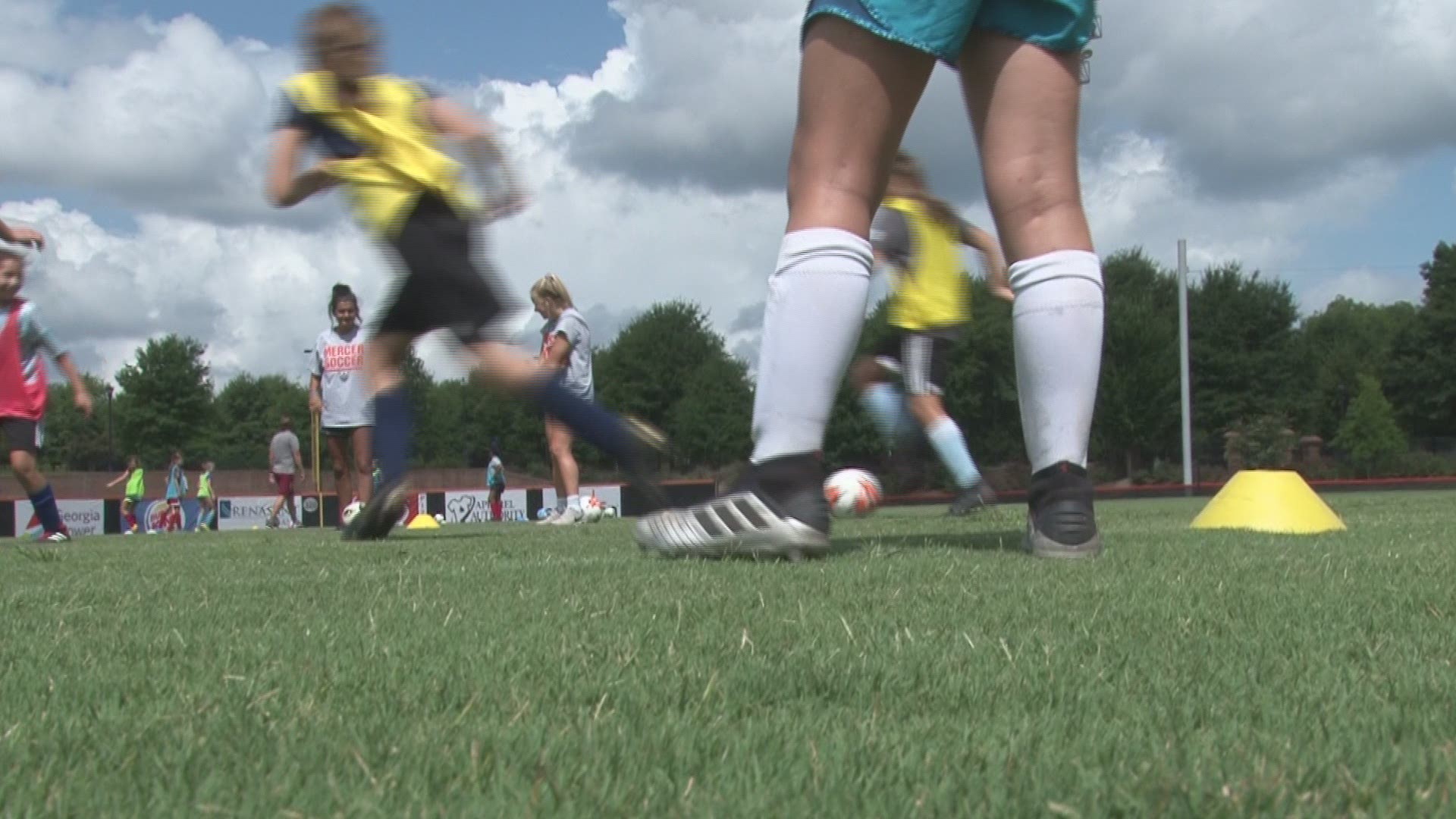 The United States Women's Soccer Team continues to pave the way for female athletes after their World Cup win. Here's how they're inspiring young players at Mercer's Elite Women's Soccer Camp back at home.