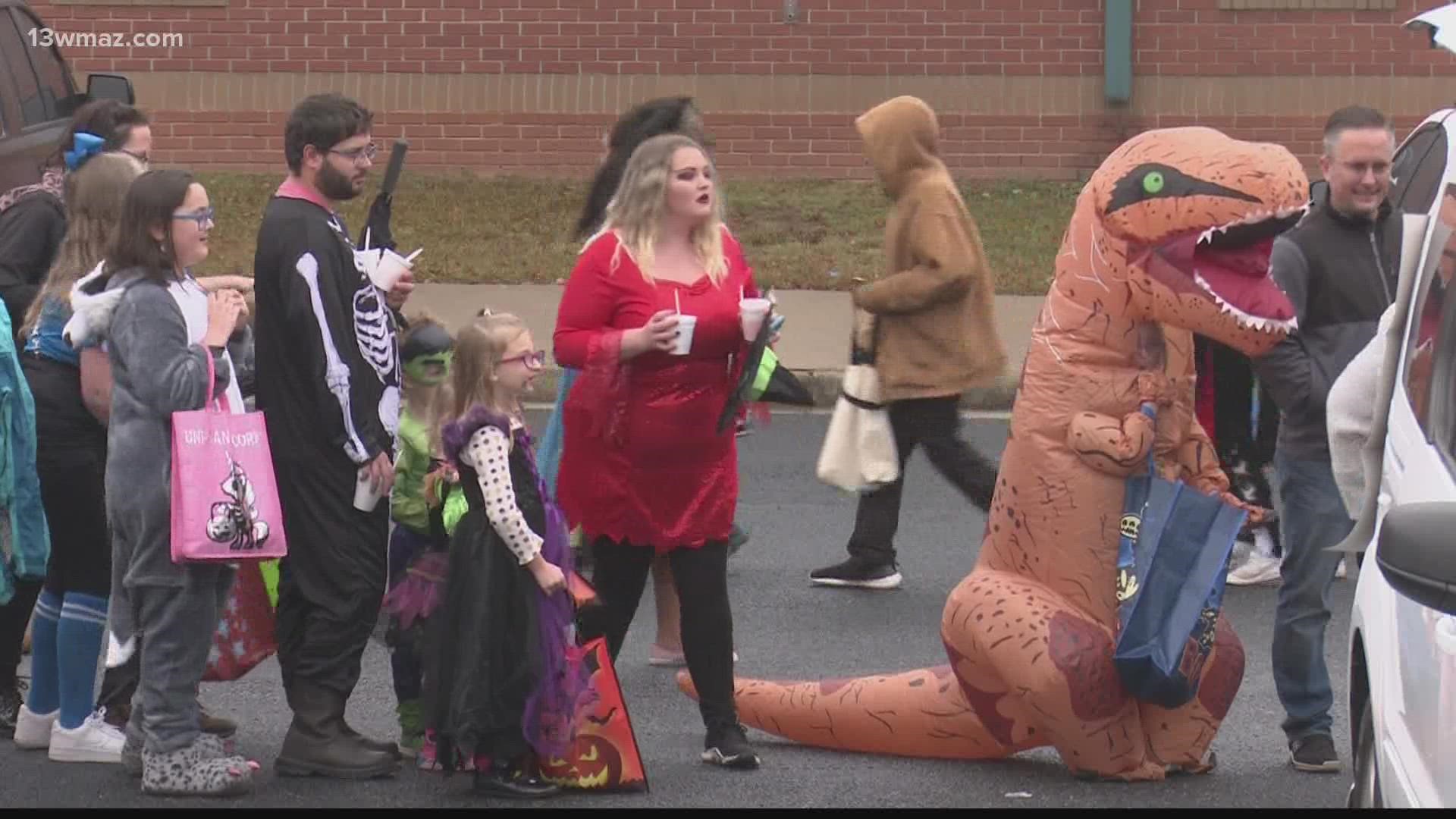 Aliens, dinosaurs, princesses, witches, superheroes, and more took over the Monroe County Sheriff's Office in their Halloween attire.