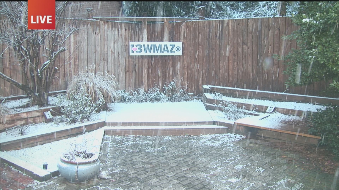 WATCH LIVE UPDATES | Central Georgia sees winter weather: Road closures, church cancelations, accidents and more