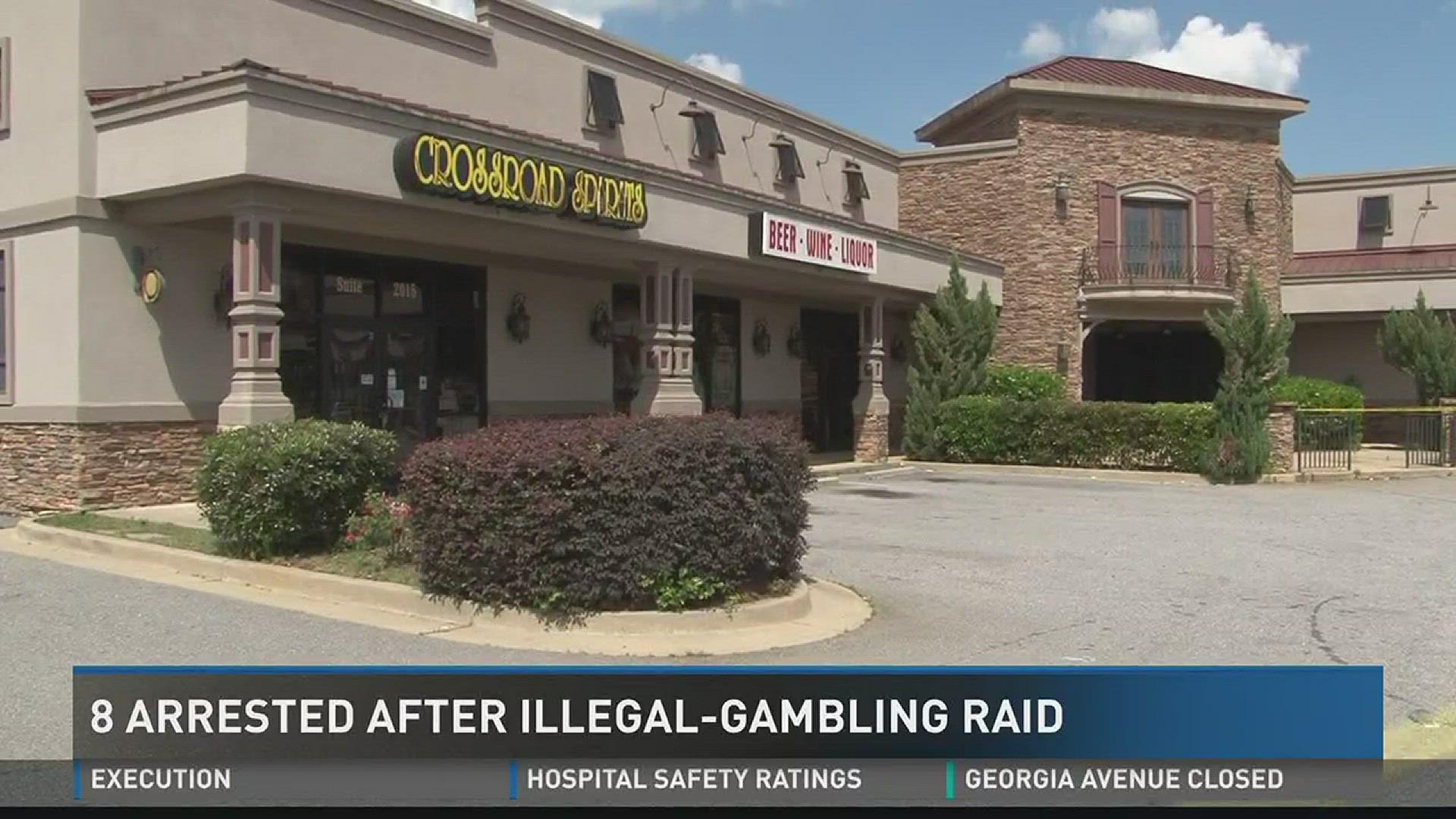 8 arrested after illegal gambling raid