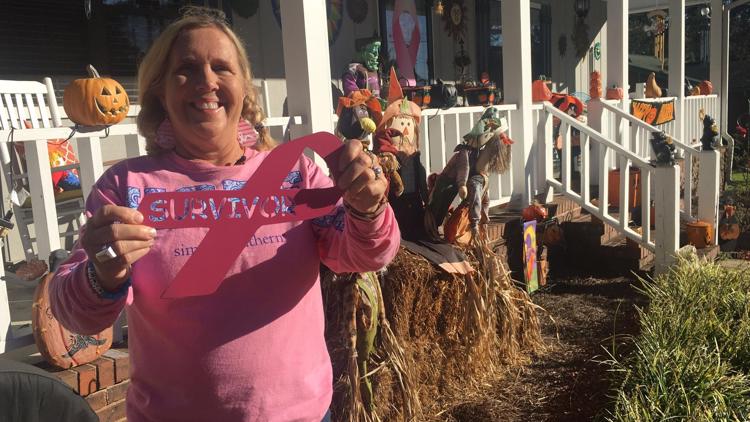 'I knew I had to keep going': Baldwin County breast cancer survivor brings Halloween joy to kids