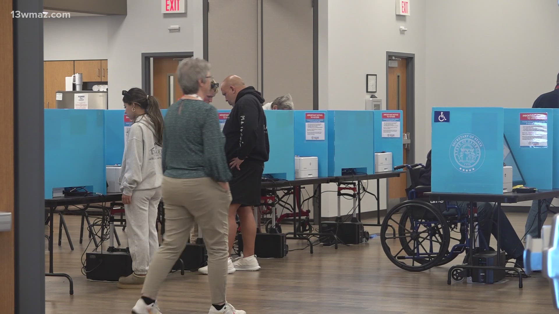 The Secretary of State said the number of early voters nearly doubled the Day 1 totals from 2020.