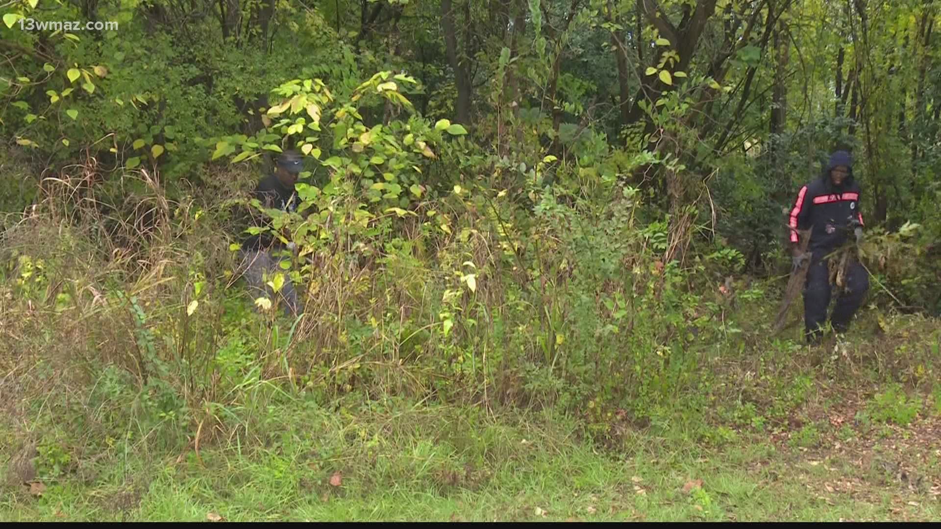 The community came together Saturday to clean the Greenwood Bottoms neighborhood