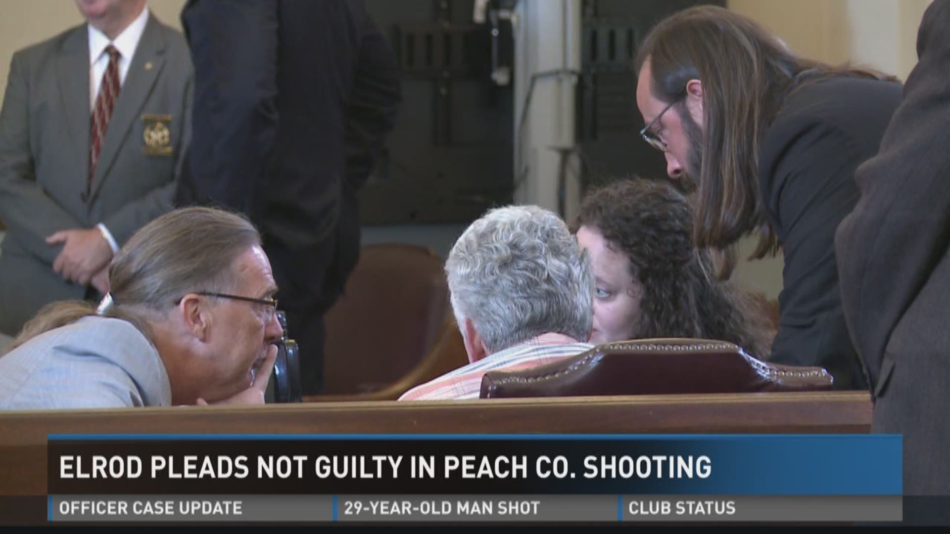 Elrod pleads not guilty in Peach shooting