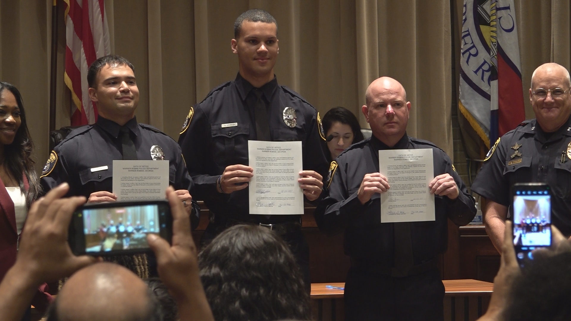 Warner Robins Police Department will receive $45,000 for technology upgrades, enhancing body cameras and radios.