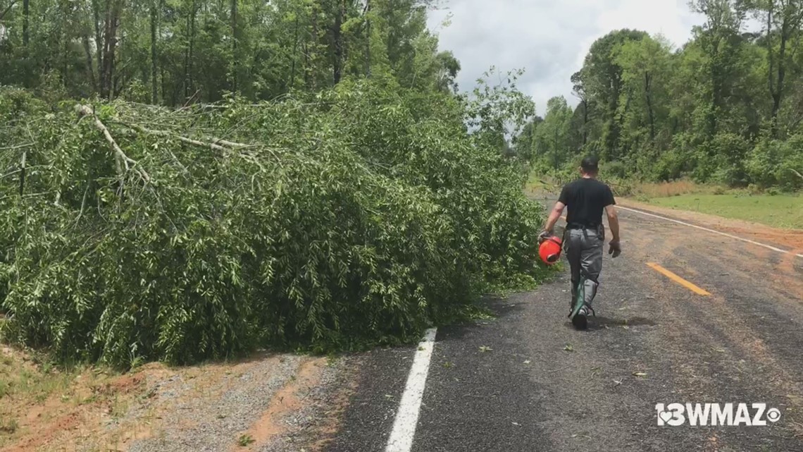 National Weather Service EF1 tornado hit south Laurens County