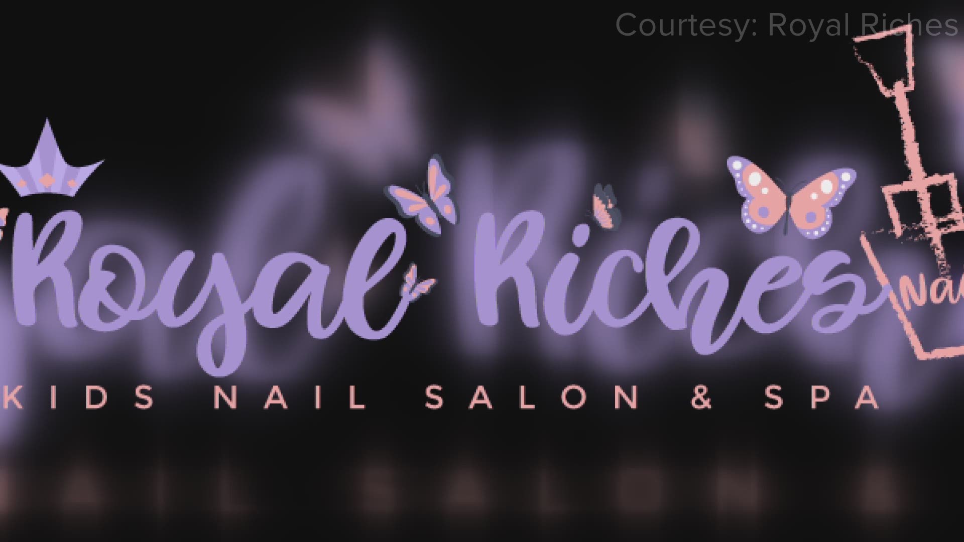 They salon offers hair and nail services for kids ages 3 to 13.
