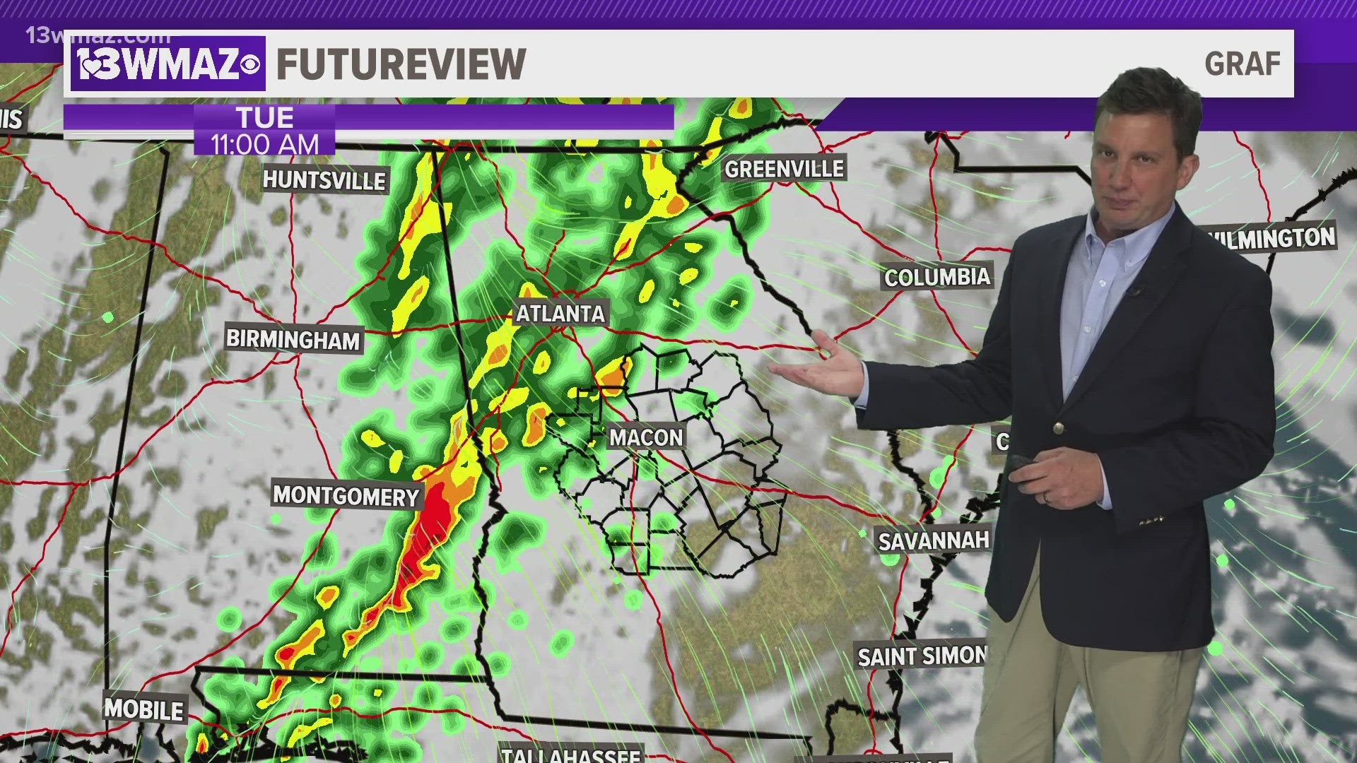 13WMAZ is online with extended severe weather coverage in Ga. | 13wmaz.com