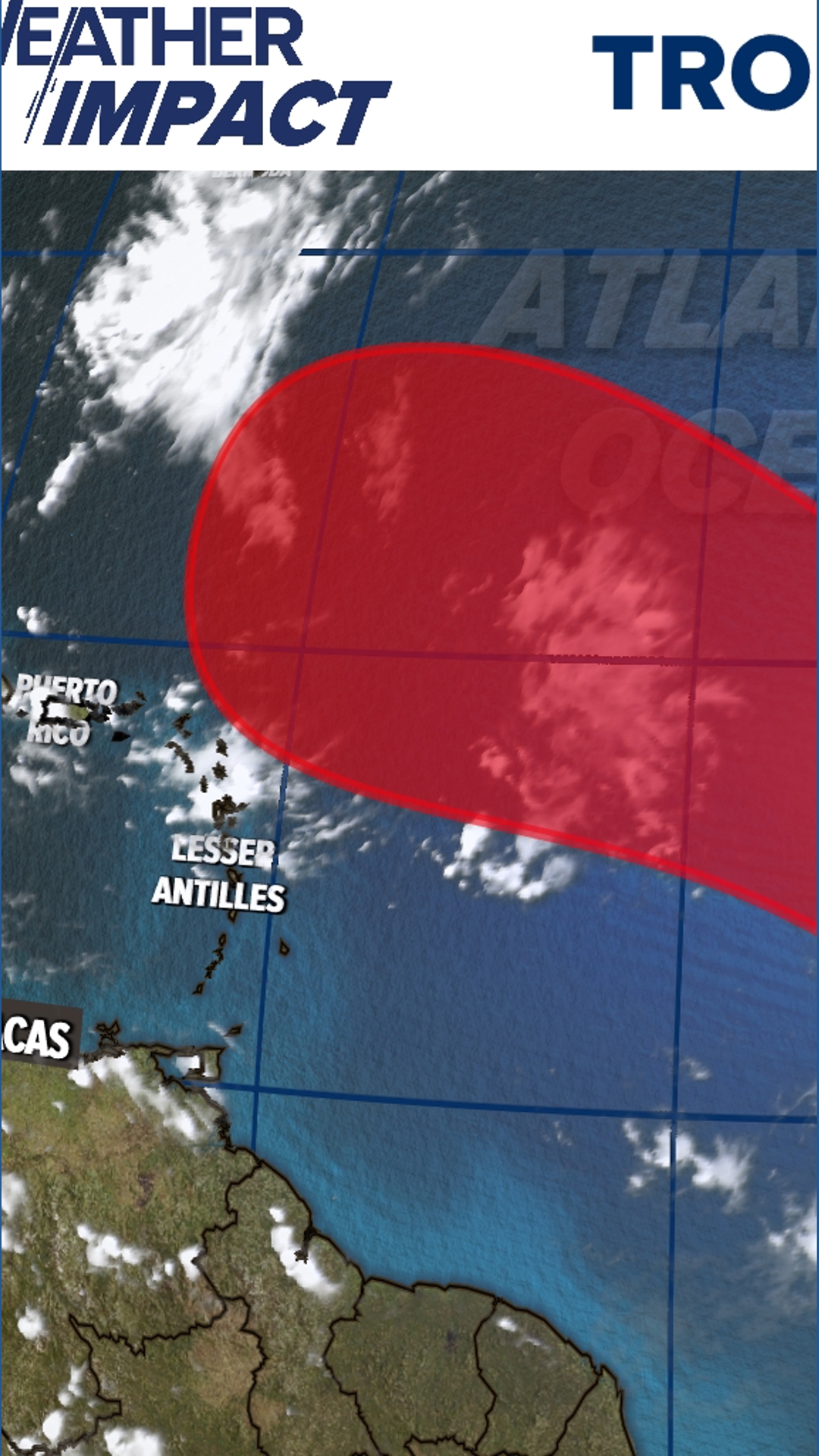Atlantic disturbance showing high chances for tropical development as ...