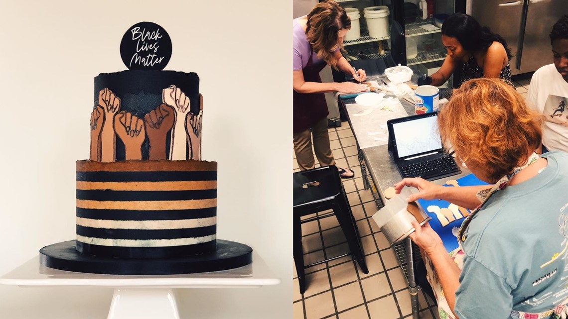 Mill Hill bakers collaborate to make Black Lives Matter cake, donate ...