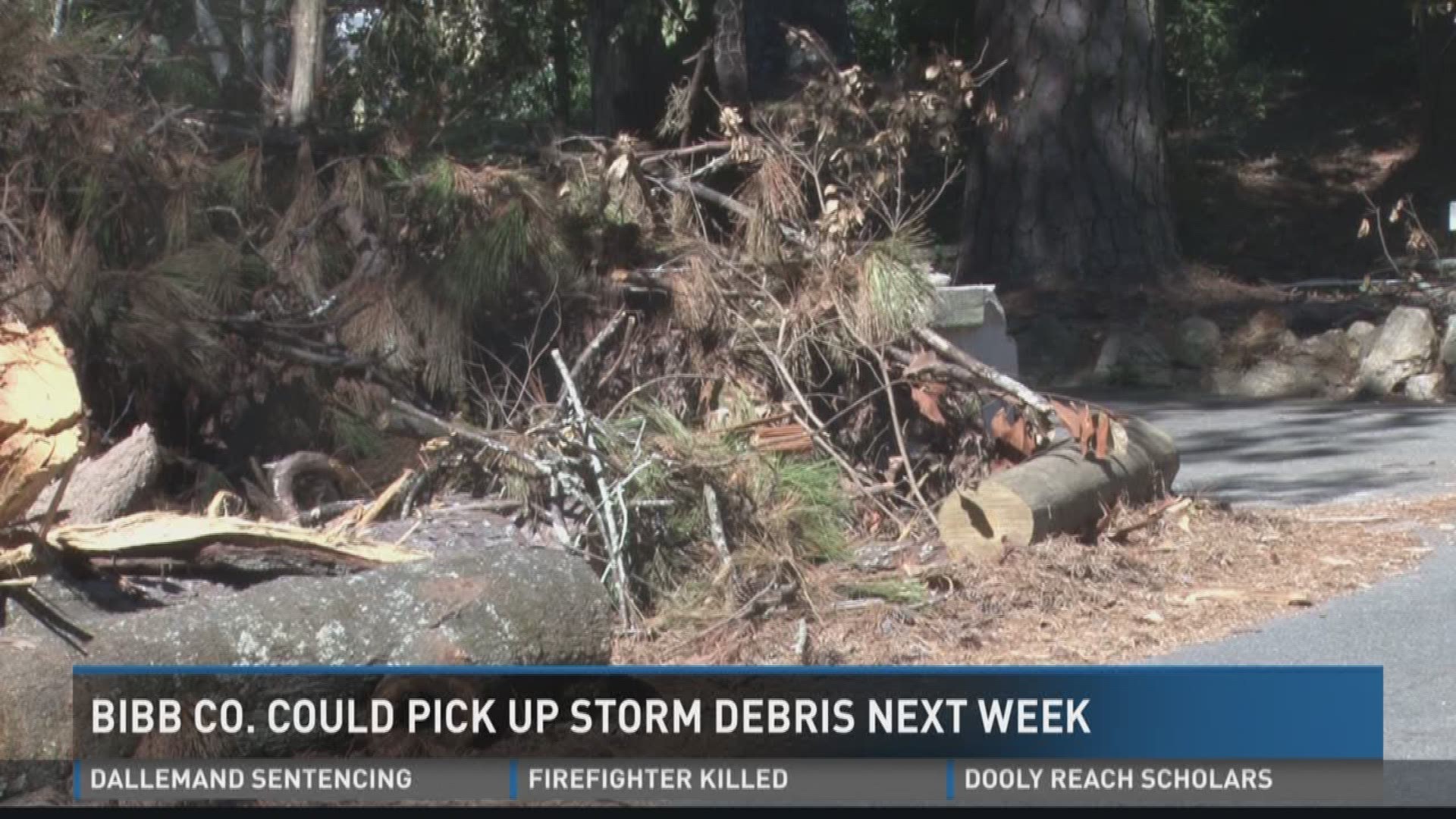 Bibb could pick up storm debris next week