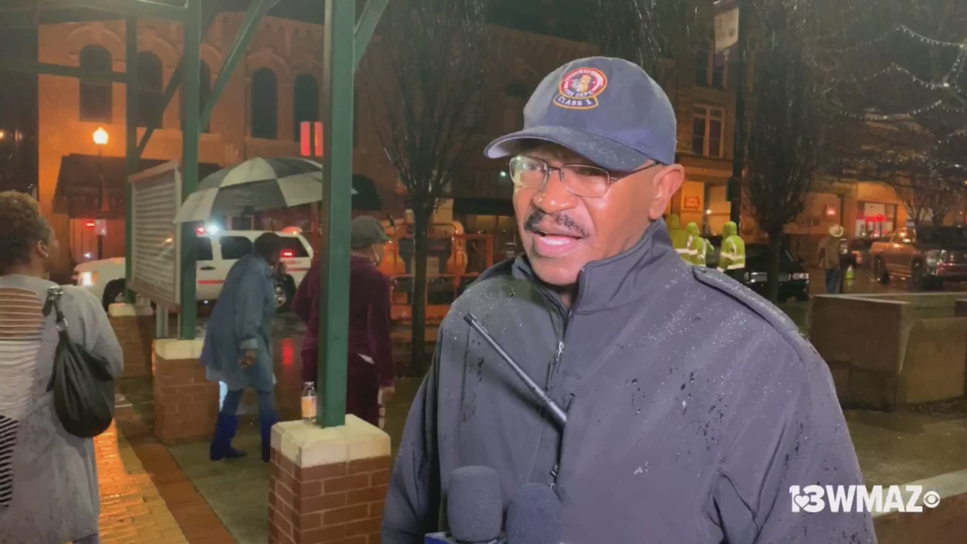 Chief Marvin Riggins is sharing everything he knows about the lightning strike and subsequent fire at Grant's Lounge in downtown Macon on Saturday night.