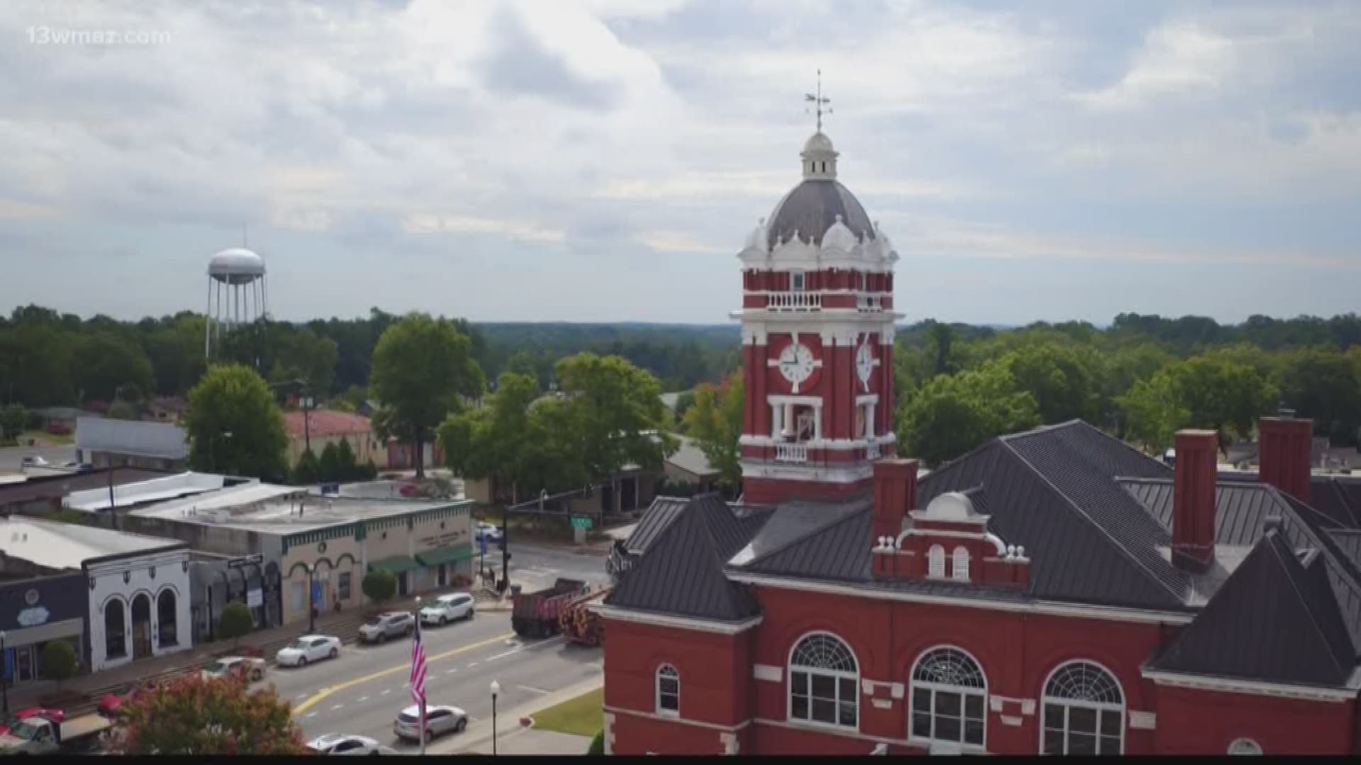 The Monroe County Courthouse was built in 1896, and housed the famous trial of Andy Cook -- the man convicted of murdering two Mercer students in Juliette.