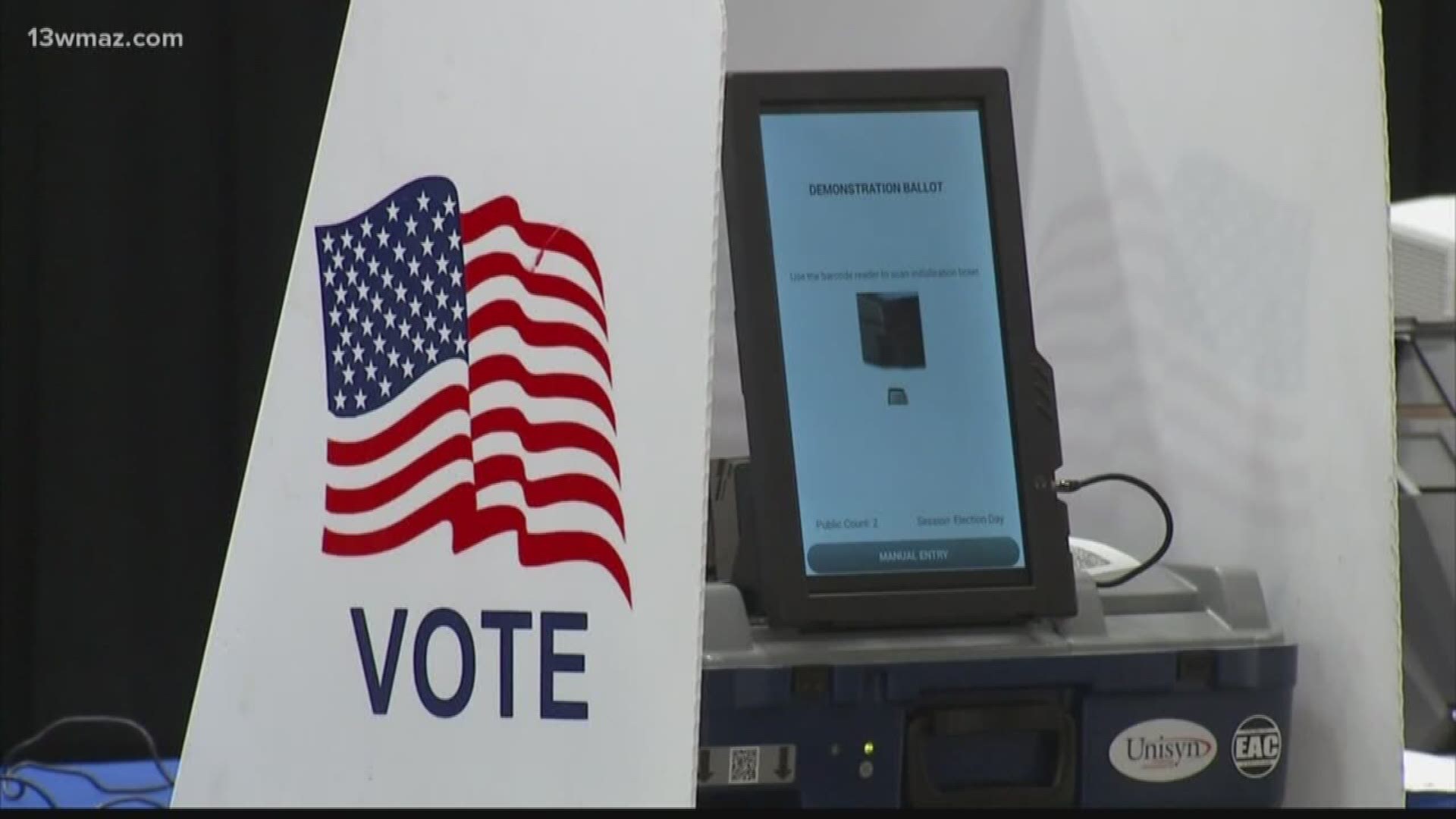Some Georgia counties are still waiting on their new voting machines. Bibb County got its delivery in January, but Houston County will have to wait until Monday.