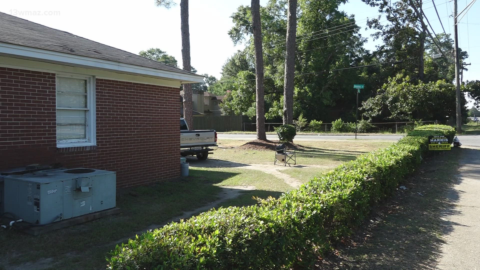 The house was the site of a shooting which left four people injured in Warner Robins.