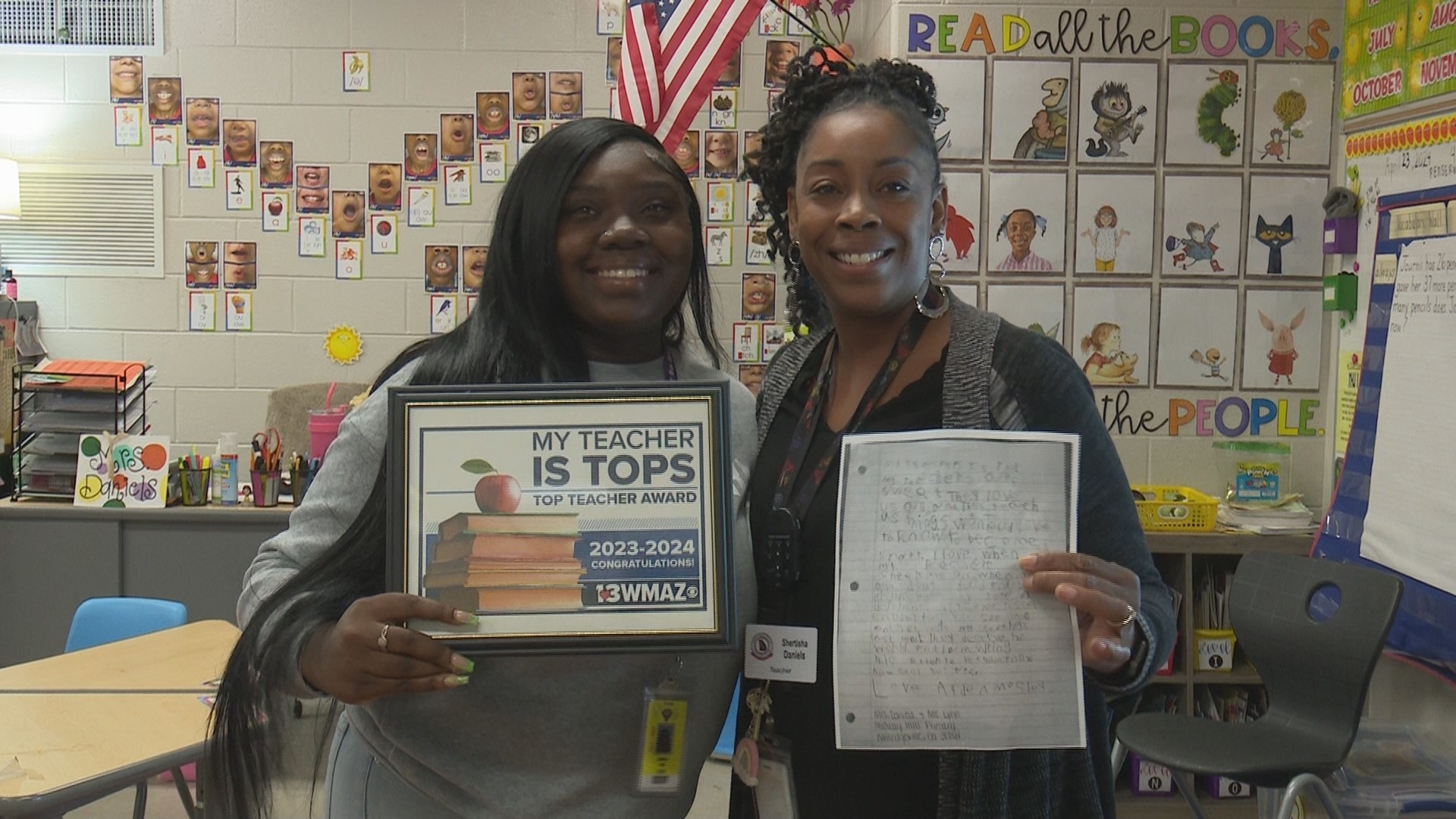 Two teachers born and raised in Milledgeville were awarded top teachers at Midway Hills Primary.