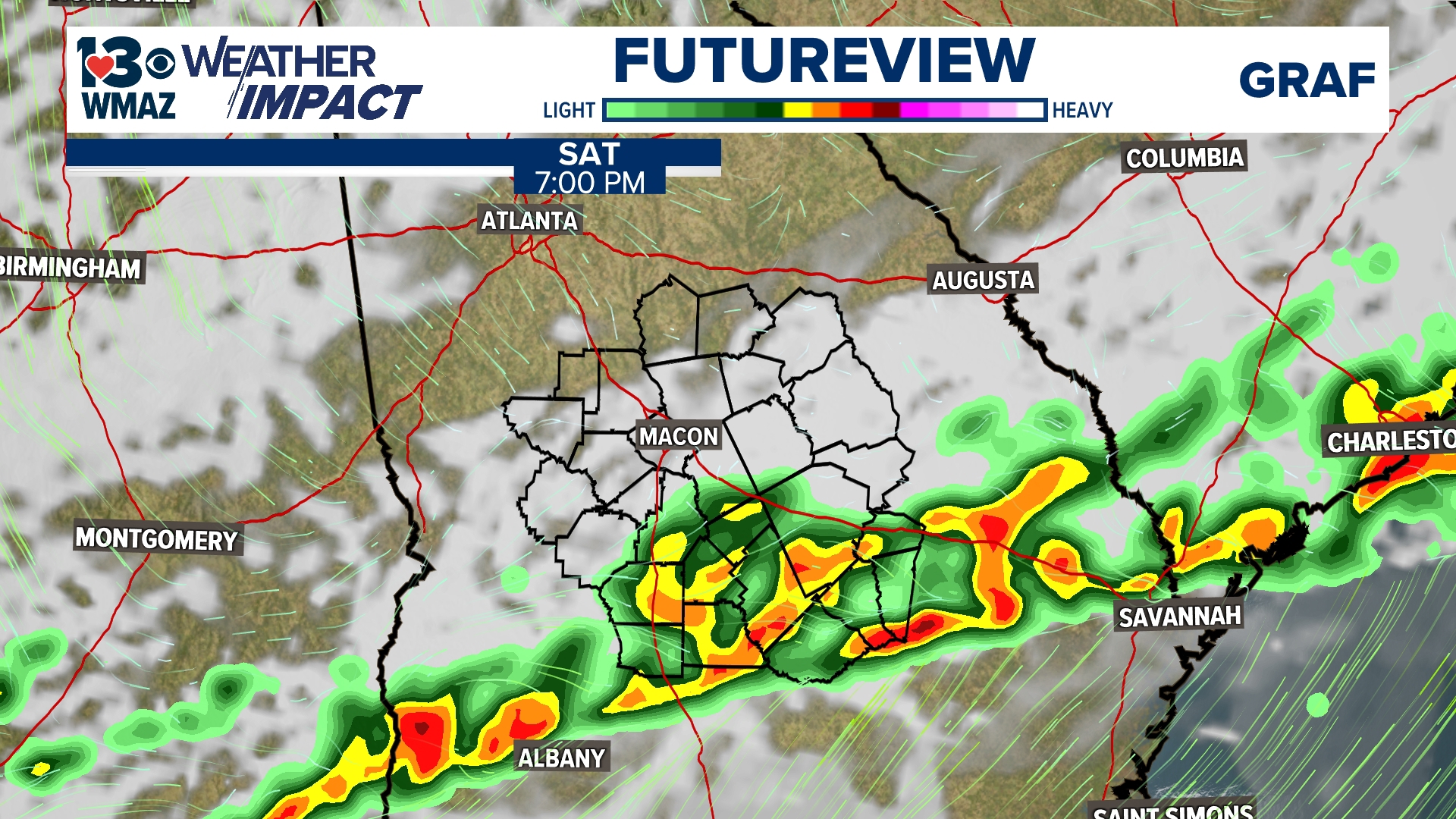 Weather Impact Alert: Possible strong to severe storms Saturday ...