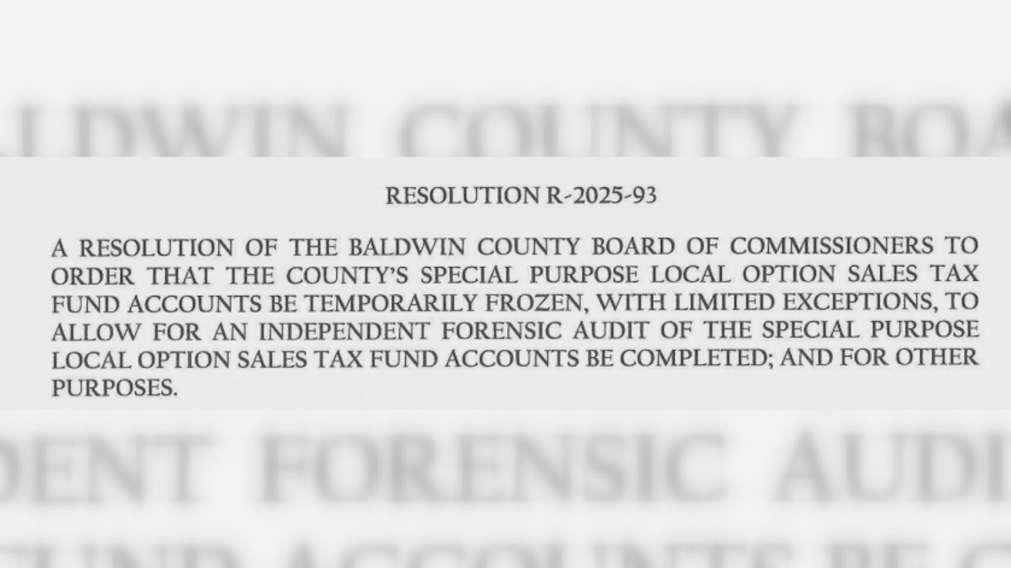 Baldwin County places finance director on leave amid audit on M sales tax payments to Milledgeville