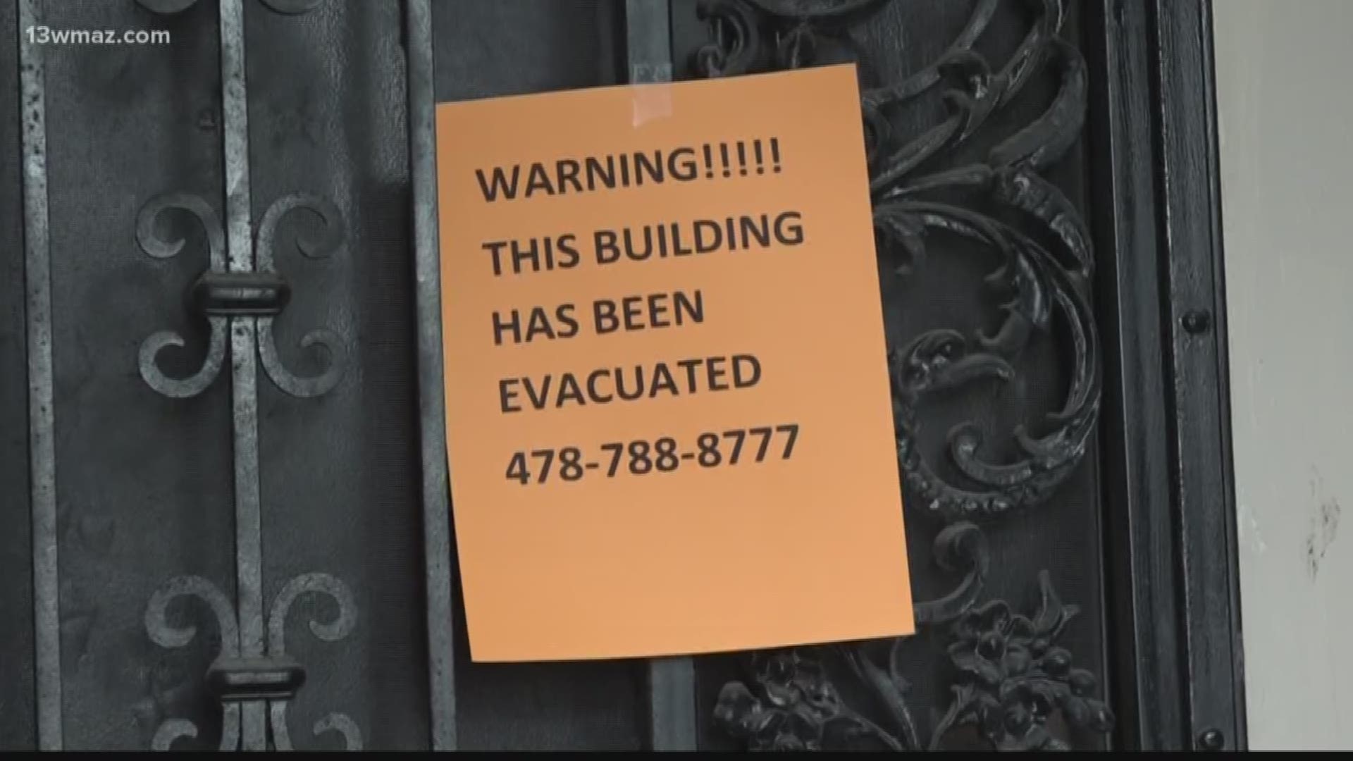 70 residents from Crystal Lake Apartments in Macon were forced to evacuate from their homes.