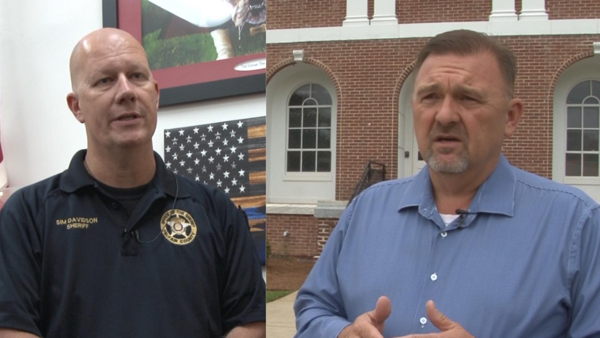 We spoke with current sheriff Sim Davidson and former sheriff Chris Steverson about why they're running and what their goals are.