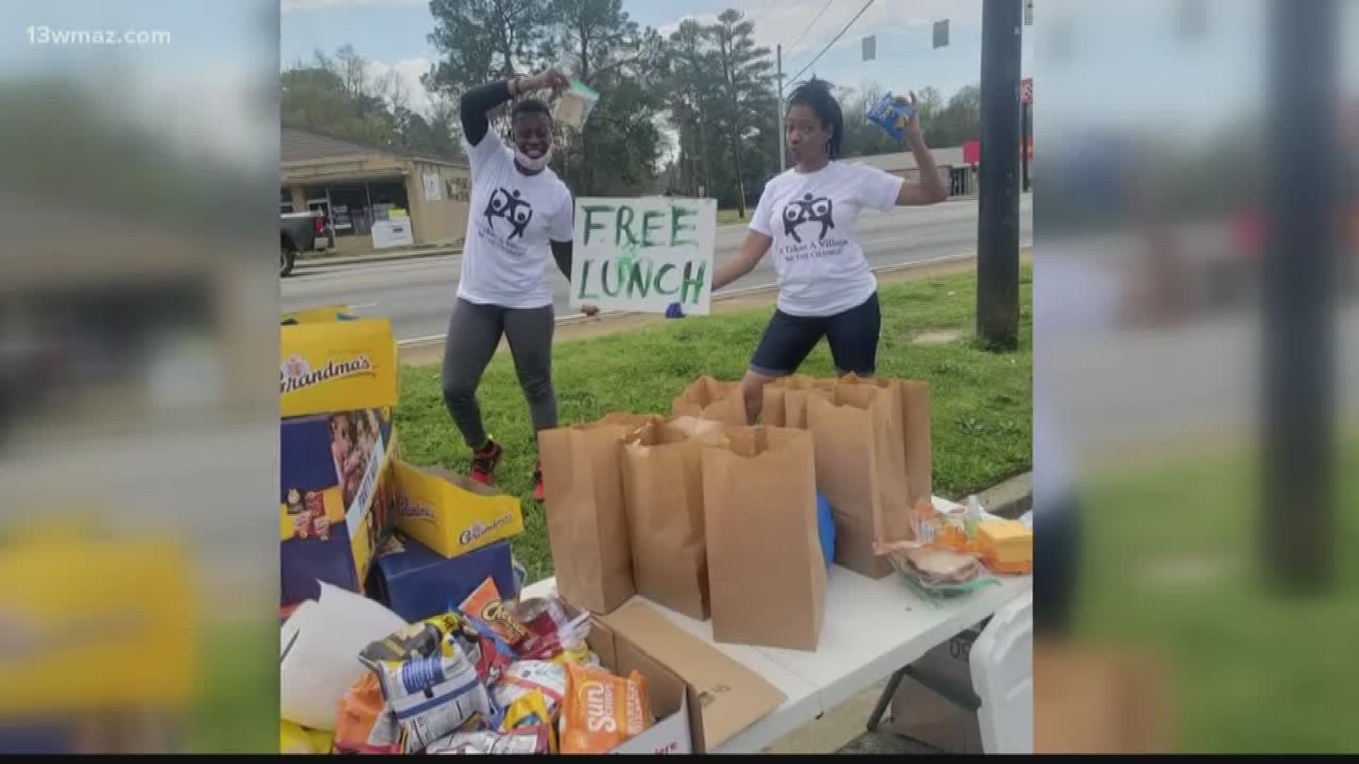 When Bibb County Schools closed due to COVID-19, Melonie Finch says she hated knowing that would leave some kids without enough food for the day.