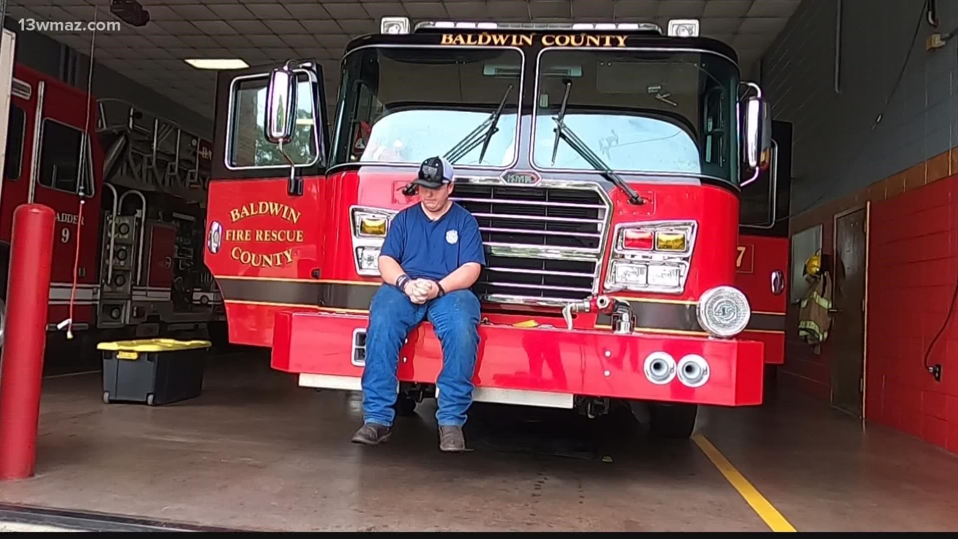 Garry Mitchem has always dreamed of becoming a firefighter for Baldwin county.
