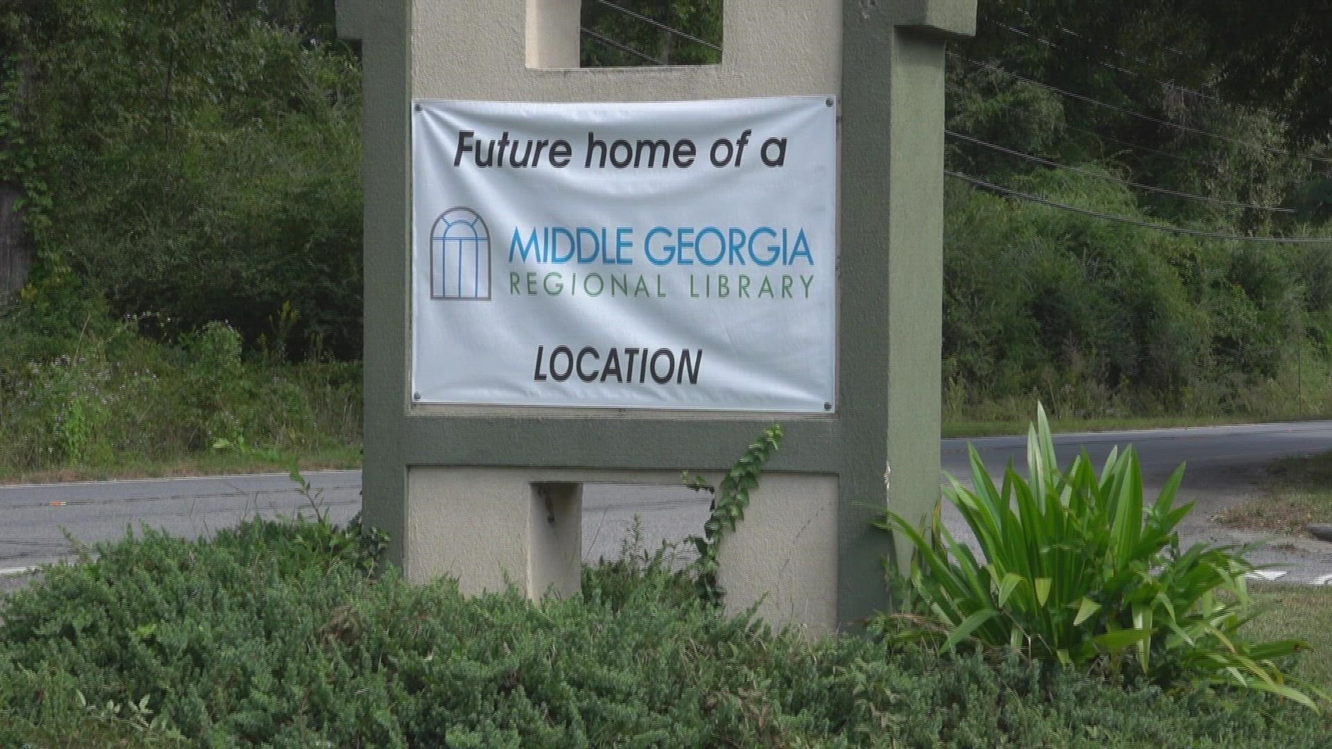 The renovated building will house the new branch of the library and a bookstore, and is set to open publicly sometime in October.