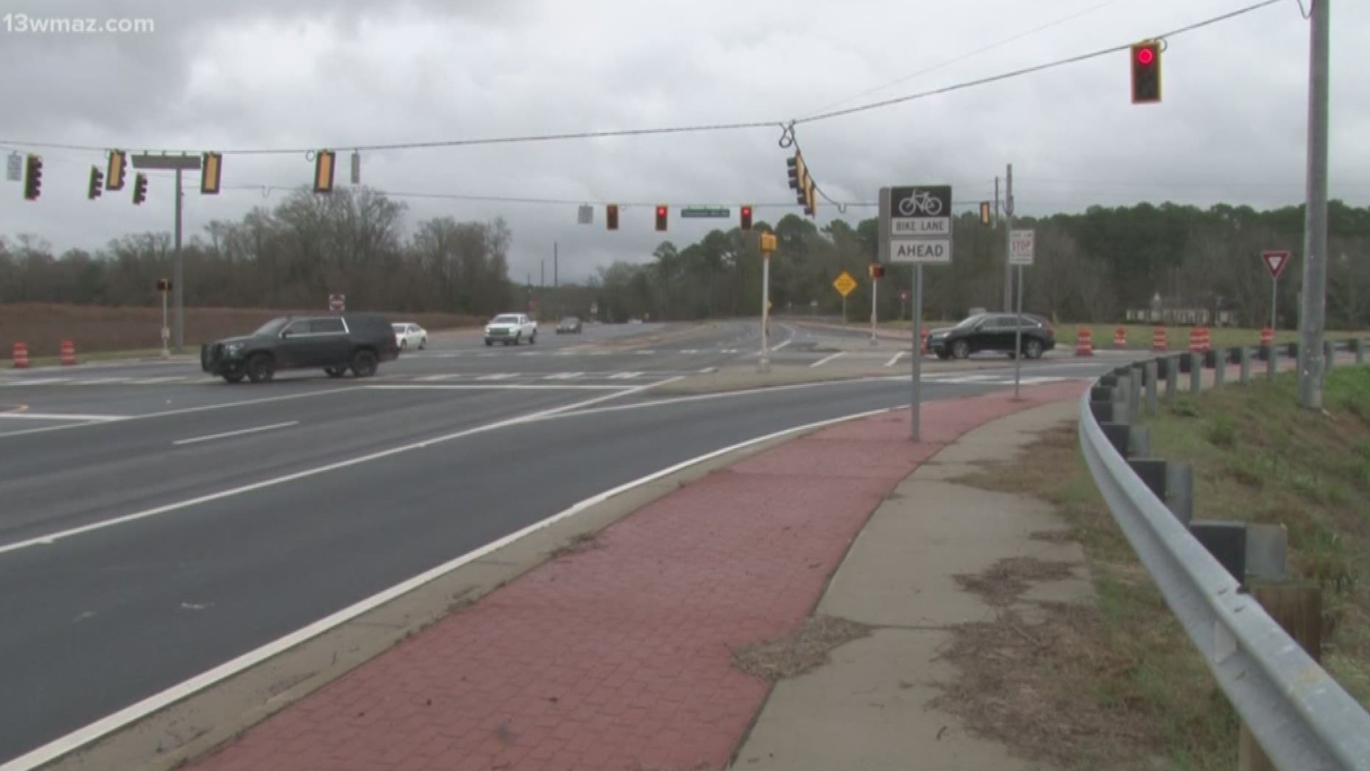 Part of our "Driving Me Crazy" series, Gary Mucher says the intersection of Highway 96 and Thompson Mill Road has both a stoplight and yield sign at the right turn.