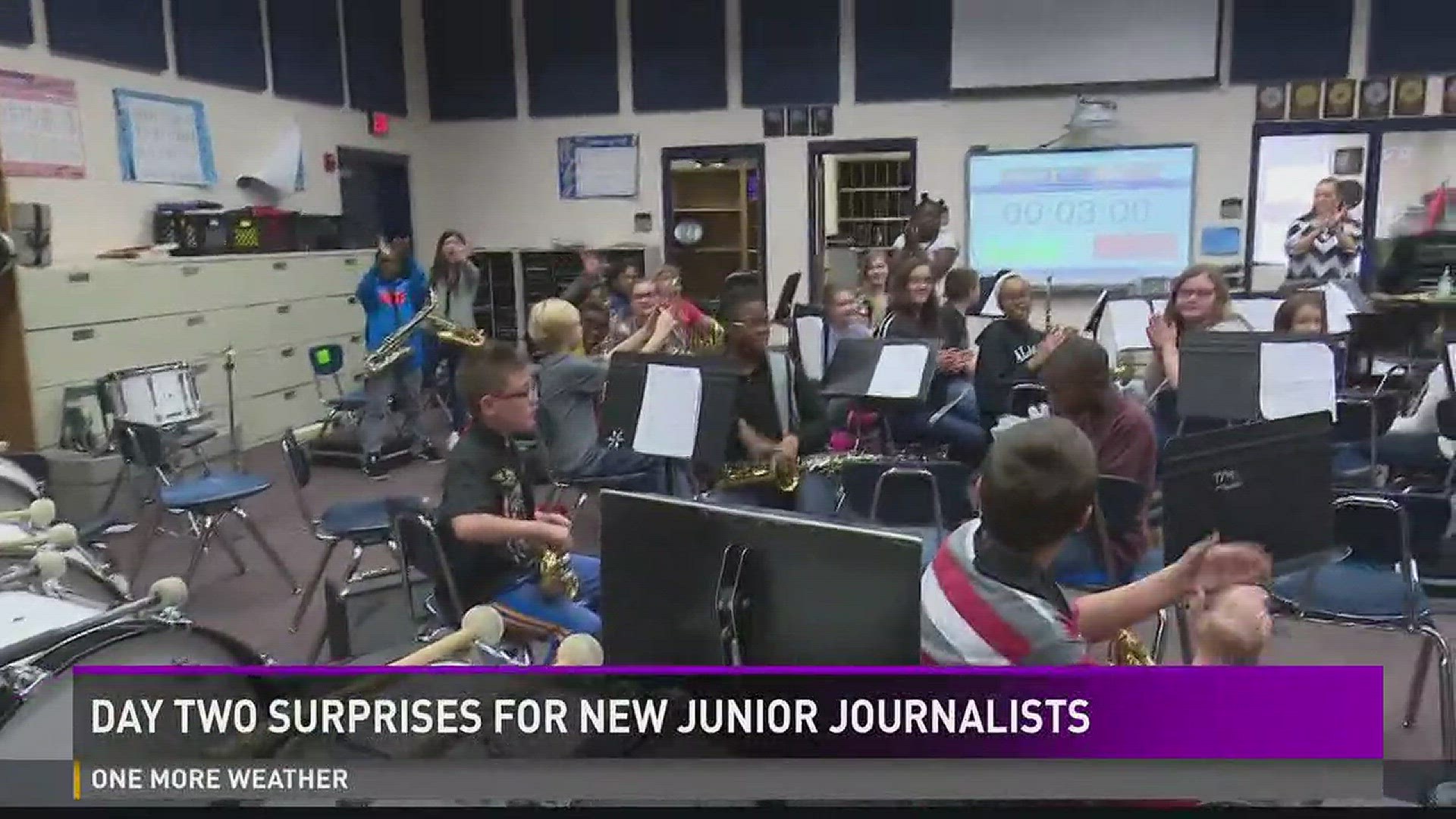 Day Two surprises for new Junior Journalists